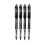 Uni-Ball uniball Vision Elite Rollerball Pens  Micro Point (0.5mm)  Black  4 Pack 3