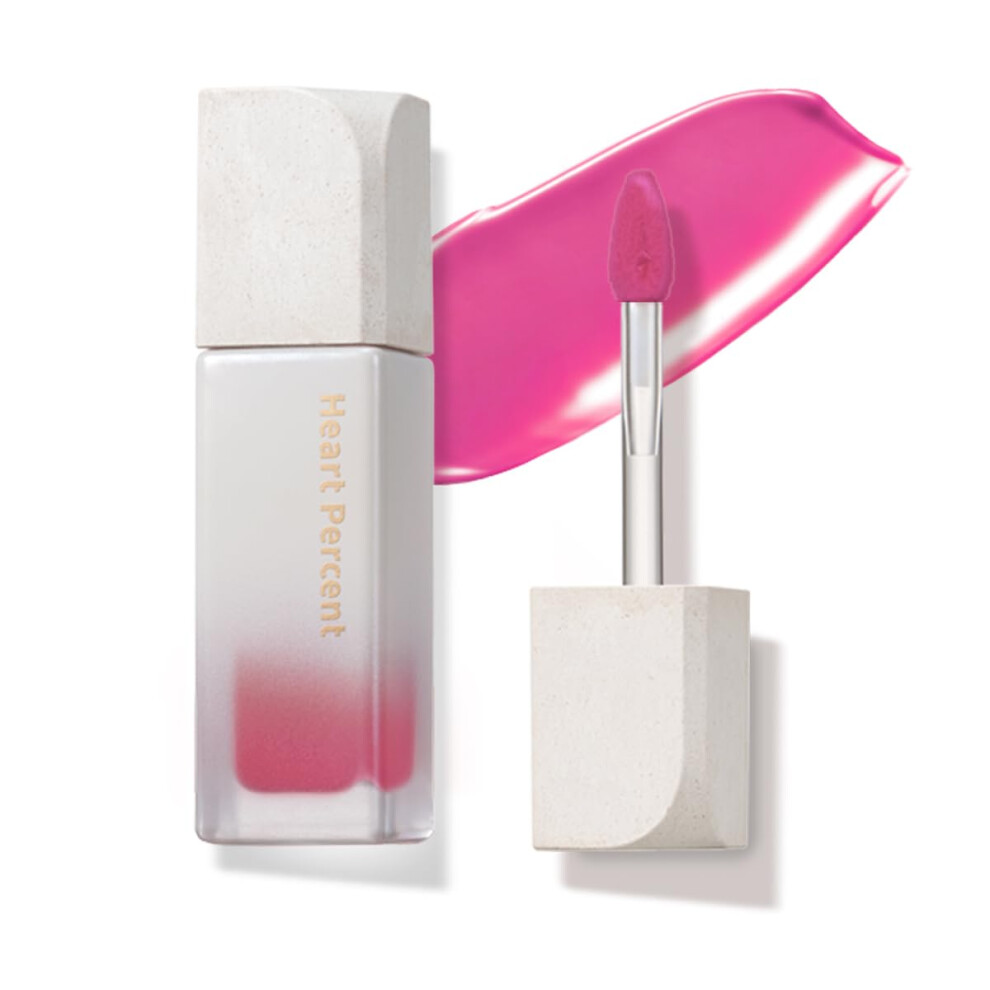 Heart Percent Dote On Mood Pure Glow Tint  Watery & Lightweight Moisturizing Lip Stain Long Lasting Liquid Lipstick 6.8g  #10. Fuchsia Pink-image-OPC-PGSMWJ5-NEW