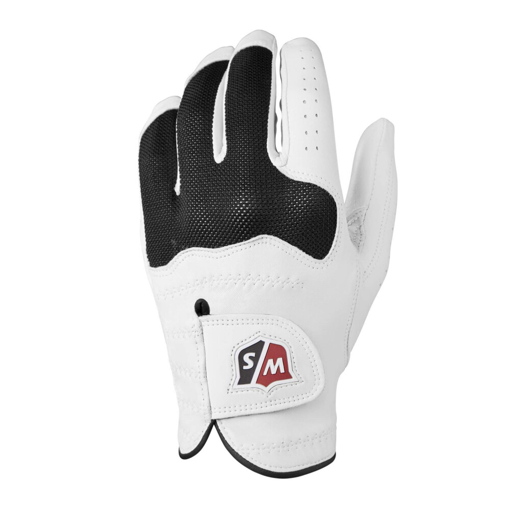 Wilson Men's Conform Golf Glove - Left Hand  White/Black  Cadet X-Large