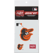 Rawlingsa | Zestaw naklejek na kask baseballowy MLB Authentic | Orioles z Baltimore