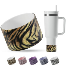 Silik nov obal na fla u REUZBL Leopard pre Stanley Hydro Flask, jednoduch modern elezn poh re na fla e 20-40 oz