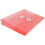 JAM PAPER Plastic Envelopes with Button & String Tie Closure - Index Size - 5 1/2 x 7 1/2 - Pink/Light Red - 3/Pack 3