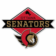 Rico Industries NHL Ottawa Senators Diamond Shape Cut Pennant - Hem och vardagsrum D? Cor - Mjuk filt EZ att hnga