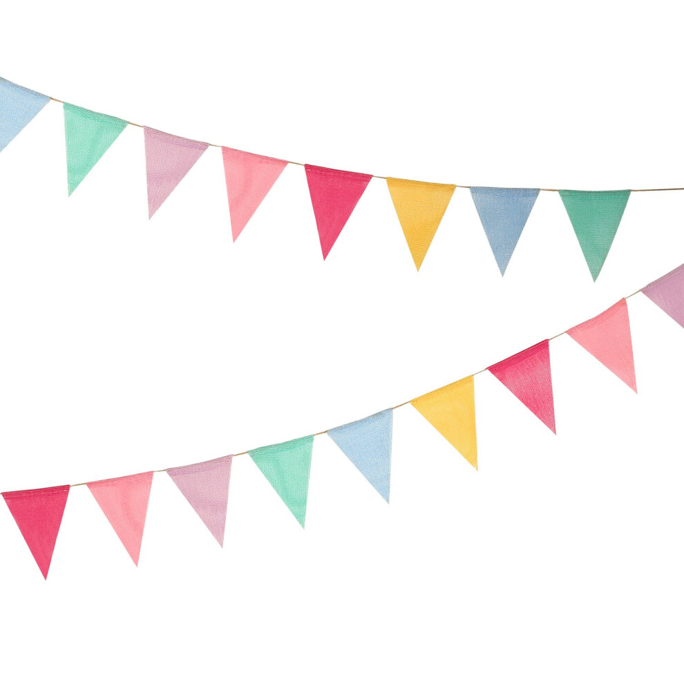 12 Drapeaux Multicolores Imitation De Juge De Juge De Juge De Jute-image