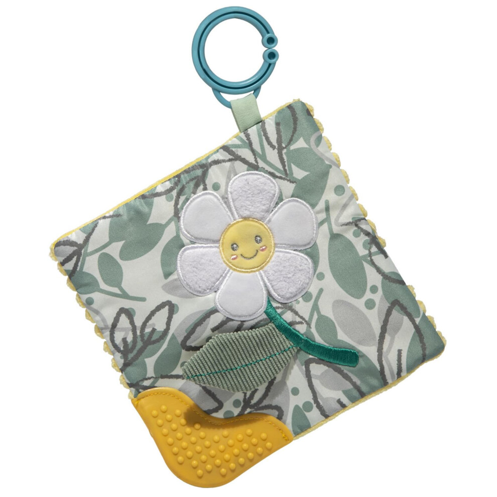 Sweet Soothie Crinkle Teether Toy With Baby Paper And Squeaker 6 X 6-Inches Daisy Mary Meyer
