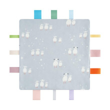 Fantastiske Baby Tags Security Blanket Sensory beroligende taggies tæppe til 3-12 måneder drenge og piger (får)