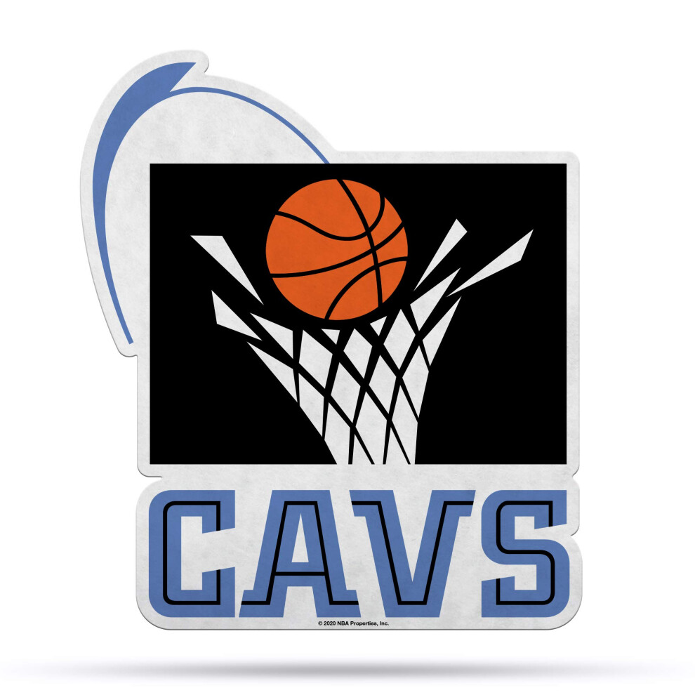 Rico Industries Nba Cleveland Cavaliers Nba Retro Shape Cut Pennant Couleur De L' Quipe Empreinte De L'article : 18' X 18'-image