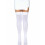 Leg Avenue Damen Plus Size Solid Hue Thigh Highs Kostmstrmpfe Wei 1X US 4