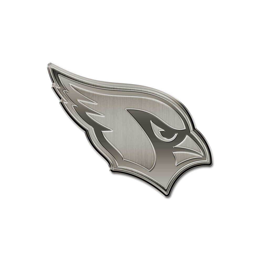 Rico Industries Nfl Arizona Cardinals Antique Auto Emblem Antique Nickel Auto Emblem For Car/Truck/Suv 611407361665