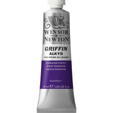 Winsor & Newton Griffin Alkyd sneldrogende olieverf tube van 37 ml Dioxazine paars