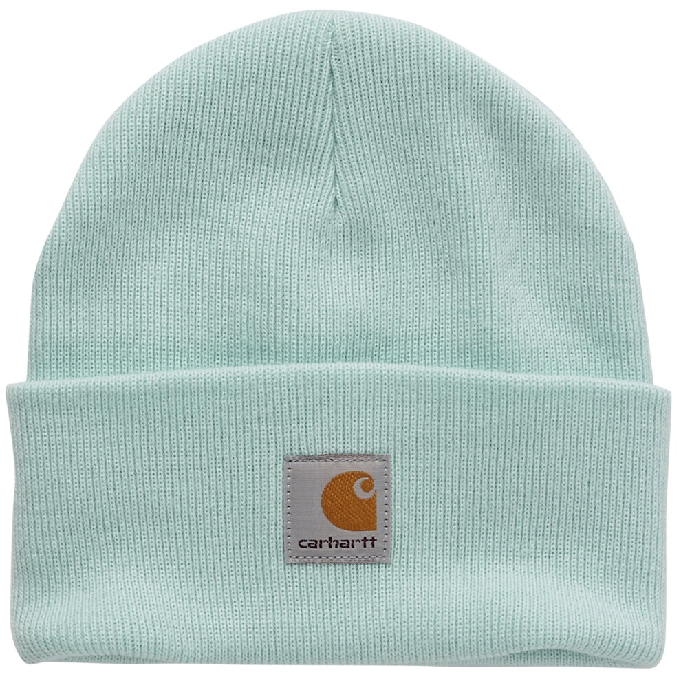 Carhartt Unisex Kids' Knit Beanie Watch Hat  Pastel Turquoise  Toddler