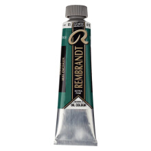 Tinta a óleo - Verde esmeralda - 616 - Extra-fino - Rembrandt - Tubo 40ml