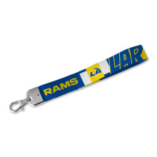 Rico Industries Lanyard NFL Los Angeles Rams com Pulseira para Chaves e Cartões