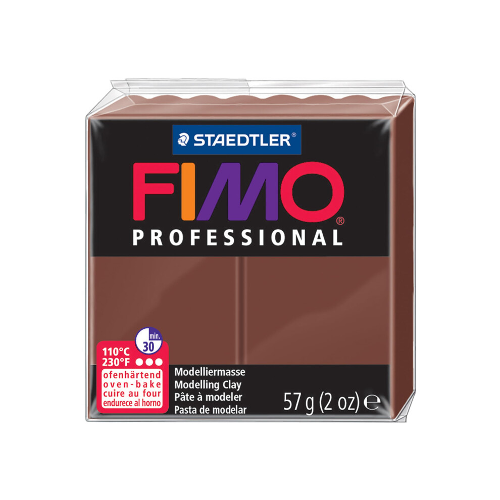 Staedtler Fimo Professional Ovenhardende Modelleerklei 57G Chocolade-image