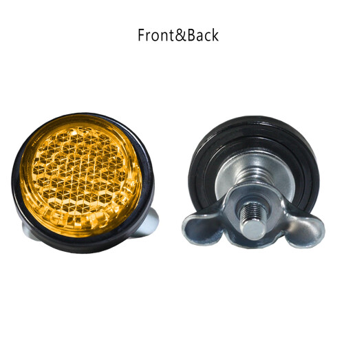 Parafusos e porcas para placa de motocicleta com refletor mbar 1