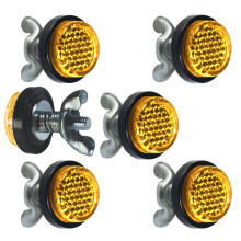 Amber Reflector Motor Kentekenplaat Bouten en Moeren