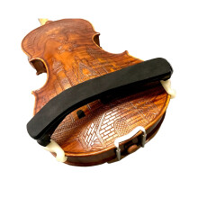 Paititi Portable Shoulder Rest for 4/4 3/4 Violin Adjustable Feet Foam and Rubber (3/4-4/4 White Feet)