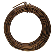 The Beadsmith Square kzmuves drt  lgy temper gyngyfuzo drt Vintage bronz sznu, 18 Gauge 7 Yards