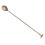Colher Barfly Bar com Muddler 11 13/16"""" (30 cm) Ouro Antigo 1