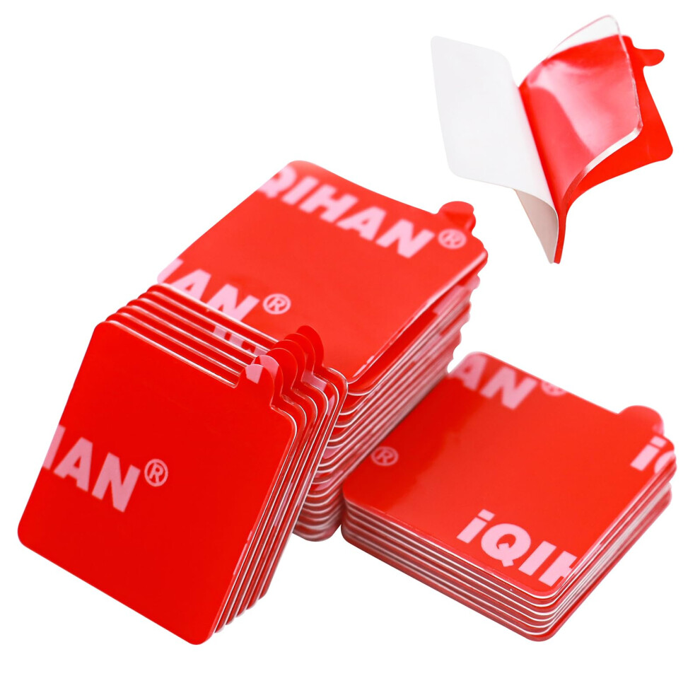 Rn Ru?Nice Double Sided Mounting Gel Pads Square - 30Pcs 1.57"""" X 1.57"""" Two Sided Heavy Duty Sticky Nano Patch Clear Precut Tape 725538970662