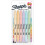 Marcadores Sharpie Accent Pocket, Ponta Chisel, Cores Variadas, Tinta Pastel Suave, Pacote com 6 1