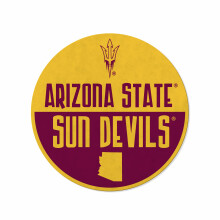 Rico Industries NCAA Arizona State Sun Devils Classic Shape Cut Pennant - Home and Living Room D?cor - Soft Felt EZ to Hang 18x0.10x18