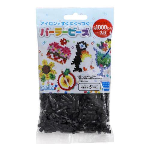 Perler kor   lky 1 000 kusov - cierne