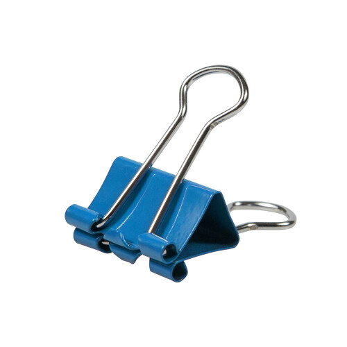 JAM PAPIR Farverige bindeclips - sm - 3/4 tomme (19 mm) - bl bindeclips - 25/pak. 2