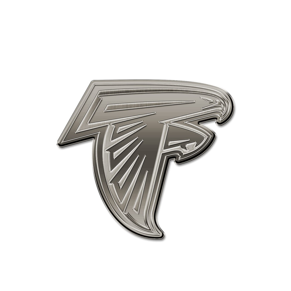 Rico Industries Nfl Atlanta Falcons Antique Auto Emblem Antique Nickel Auto Emblem For Car/Truck/Suv 611407361733
