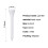 Crestgolf Wood Golf Tees 2-1/8 inch, 100 stuks (wit) 2