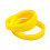 JAM PAPPER Frgglada gummiband - Storlek 33 - Gula gummiband - 100/pack 4