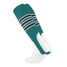 MadSportsStuff Baseball Stirrups Pattern D (Teal/Black/White  Medium)