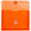 JAM PAPER Plastic Envelopes with Button & String Tie Closure - Index Size - 5 1/2 x 7 1/2 - Assorted Colors - 6/Pack 4