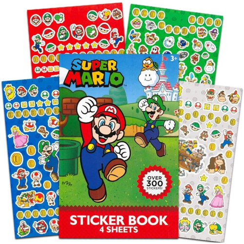 UPD Super Mario 4 archy samolepek Pad 300 Plus samolepek (1 sada) 2
