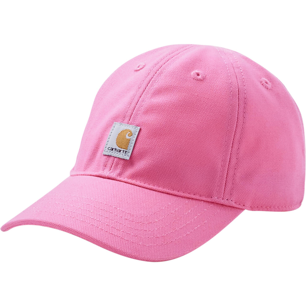 Carhartt Unisex Baby Signature Canvas Baseball Cap Hat  Pink Lemonade  One Size