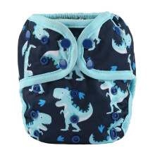 Sigzagor Baby-Windel  berzug, Einheitsgr    e, 4,5 bis 16,3 kg (blaue Dinosaurier)