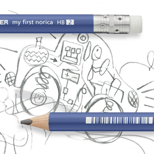 Staedtler STAEDTLER My First Norica Triangular Learner's Pencil + Sharpener 5ct 1