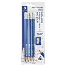 Staedtler My First Norica kolmiomainen oppimiskyn    + teroitin 5 kpl