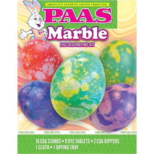 PAAS Marble Easter Egg Decorating Kit - America's Favorite Easter Tradition