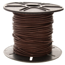 Het Beadsmith lederen koord - roodbruin - 1,5 mm spoel - 25 yards/22,86 meter - Indiase leren string Ideaal voor vlechten, kralenkettingen, fijne vet