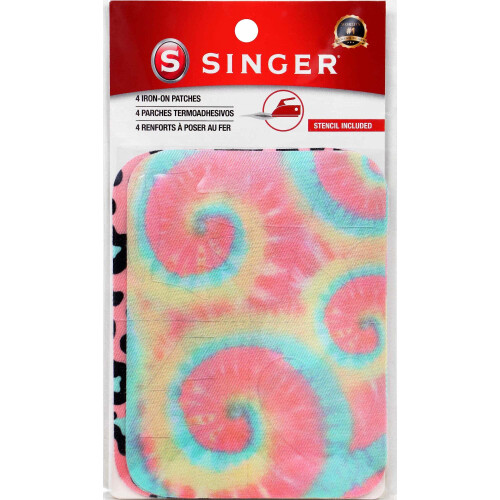 Singer Σετ Tie Dye με Στένσιλ για Υφασμάτινα Μπαλώματα SINGER, Σετ 4 τεμαχίων 2