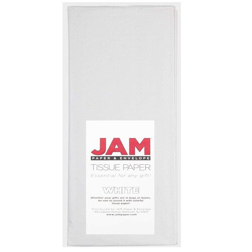 Jam Paper Tissue Paper - White - 10 Sheets/Pack 2