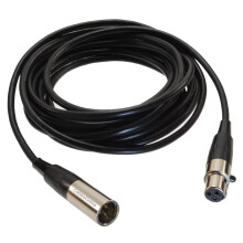 K bleOnline 4,5 m profesion lny mikrof nov k bel Mini-XLR 3-pinov samec - Mini-XLR 3-pinov samica XM-015