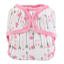 Sigzagor capa de fralda para beb, tamanho nico, 8 libras a 36 libras para grils (setas rosa)