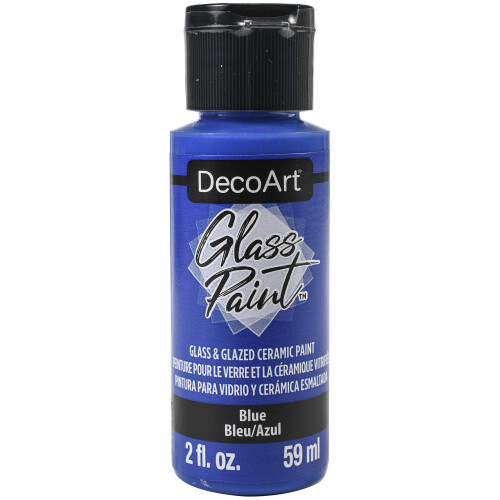Deco Art GLASS PAINT 2OZ BLUE us:one size