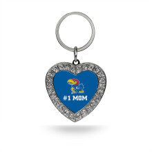 Rico Industries NCAA Kansas Jayhawks #1 Mom Strass-Herz-Schl?sselanh?nger