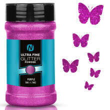 Glitter- Noverbee Purple Glitter Fine Glitter- 50g Extra jemn trpytky. Great Resin Accessories Craft Glitter Glitter Powder for Slime Powder for Nai