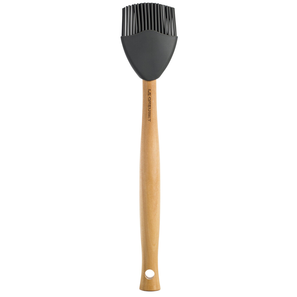 Le Creuset Silicone Craft Series Basting Brush  10 1/2"""" x 2 1/8""""  Oyster