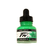 Daler Rowney FW Artists Acrylinkt 29,5 ml pot - Smaragdgroen