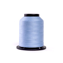 Finesse trd solide farver | 100% polyester 3-lags 50wt | Trdkegler | 100 % polyestertrd til quiltning og syning (periwinkle 1 100 yards)